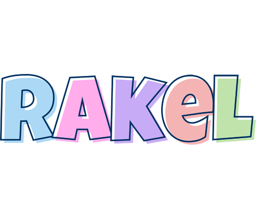 Rakel pastel logo