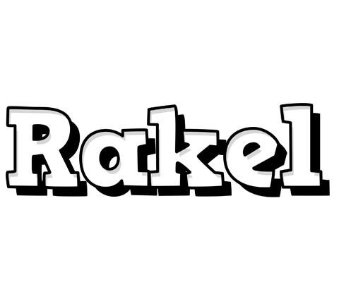 Rakel snowing logo