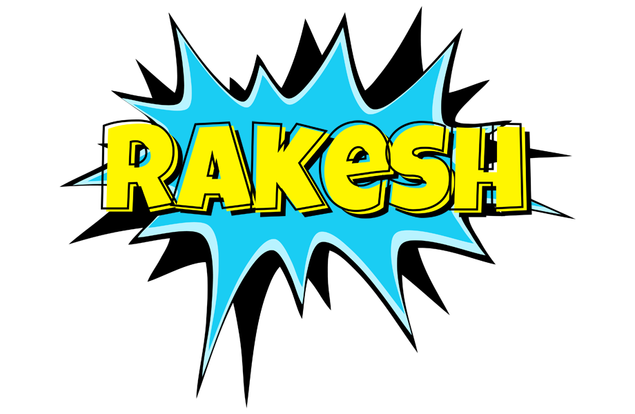 Rakesh amazing logo