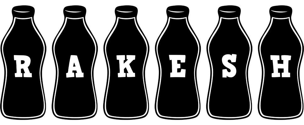 Rakesh bottle logo