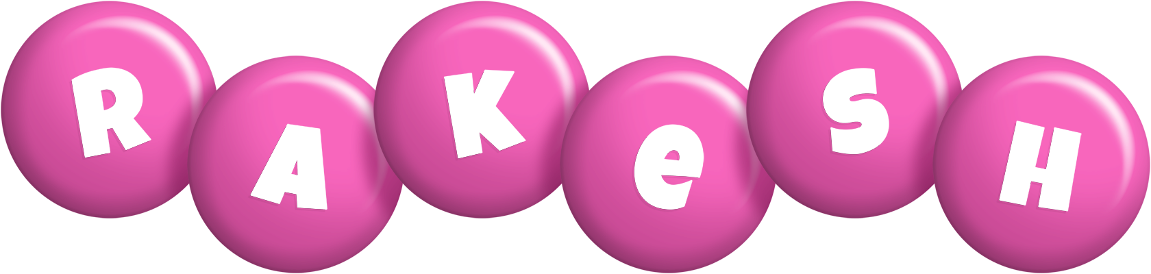 Rakesh candy-pink logo