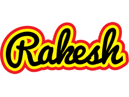 Rakesh flaming logo