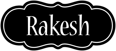 Rakesh welcome logo