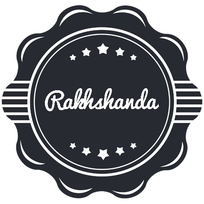 Rakhshanda badge logo