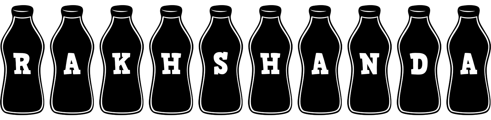 Rakhshanda bottle logo