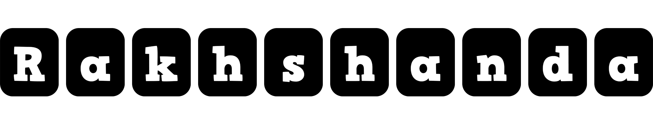Rakhshanda box logo