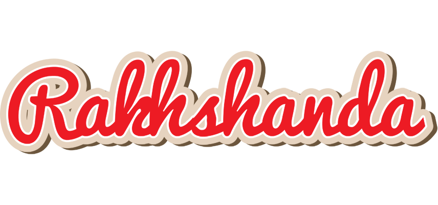 Rakhshanda chocolate logo