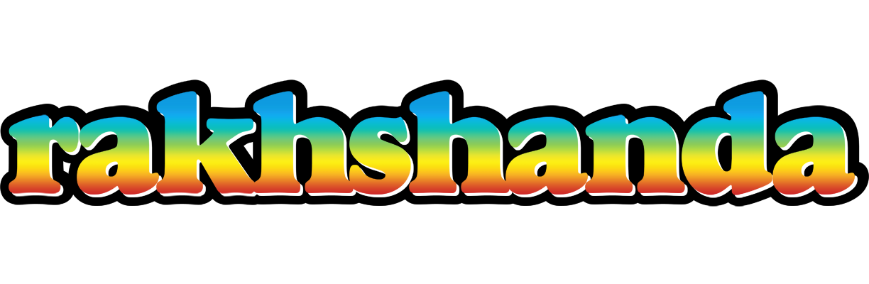 Rakhshanda color logo