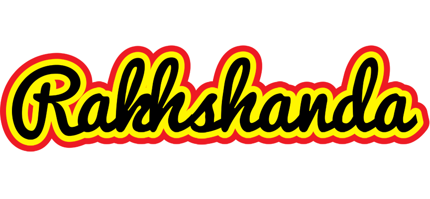 Rakhshanda flaming logo