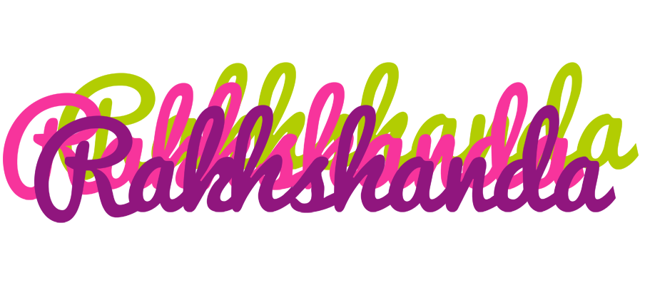 Rakhshanda flowers logo