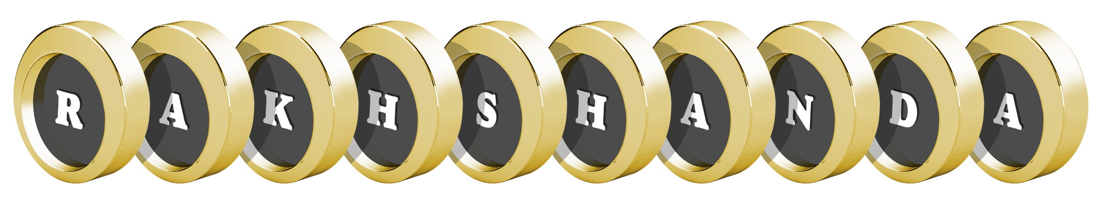 Rakhshanda gold logo