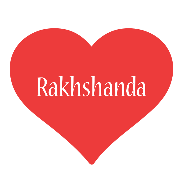 Rakhshanda love logo