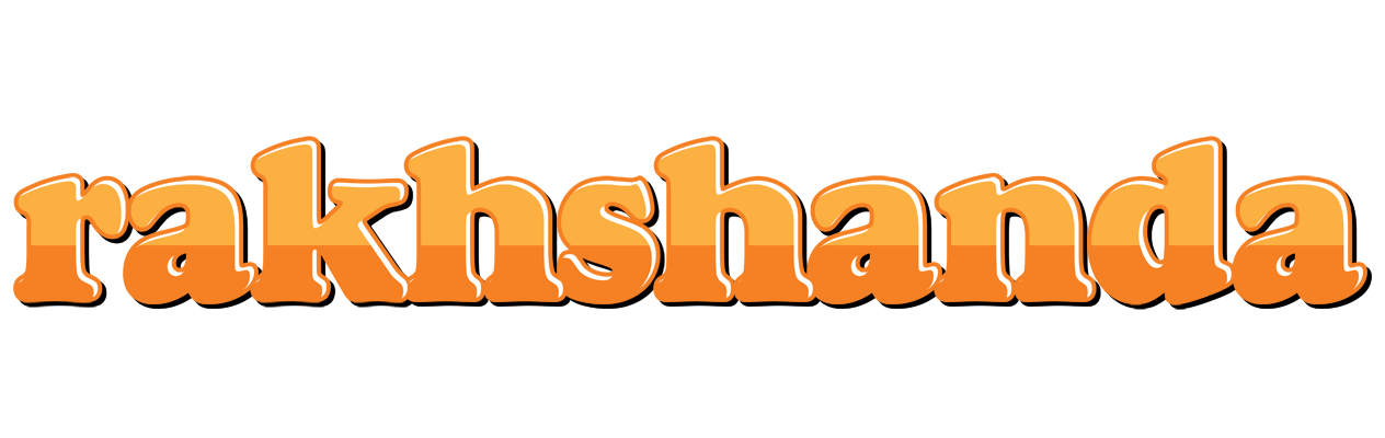 Rakhshanda orange logo