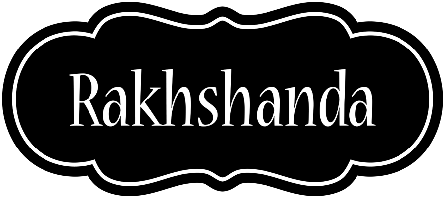 Rakhshanda welcome logo