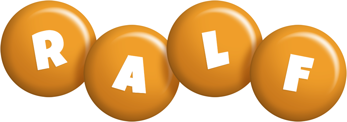 Ralf candy-orange logo
