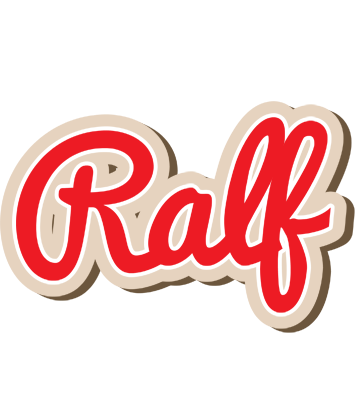 Ralf chocolate logo