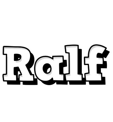 Ralf snowing logo