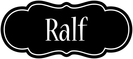 Ralf welcome logo