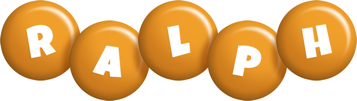 Ralph candy-orange logo