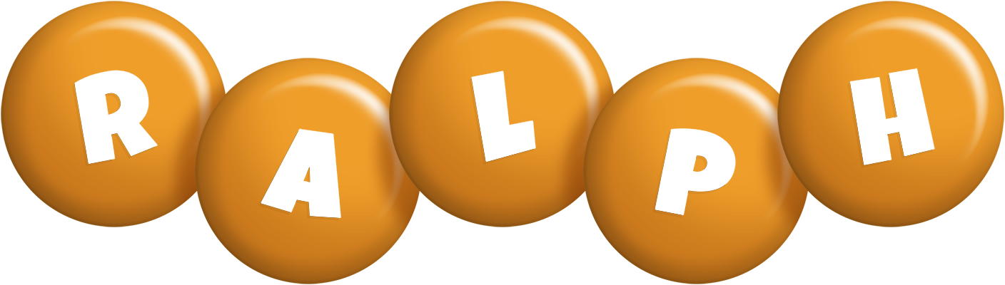 Ralph candy-orange logo