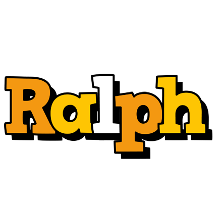 Ralph cartoon logo