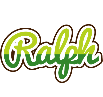 Ralph golfing logo