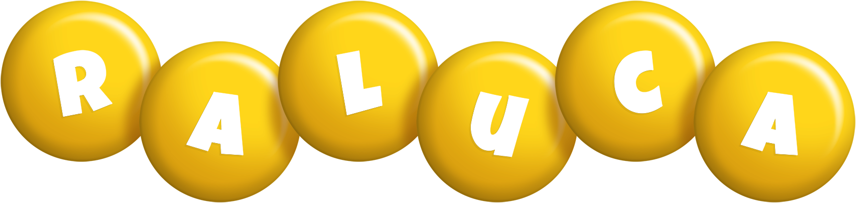 Raluca candy-yellow logo