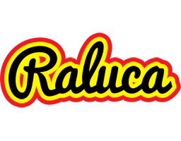 Raluca flaming logo