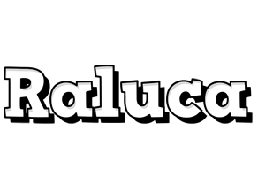 Raluca snowing logo