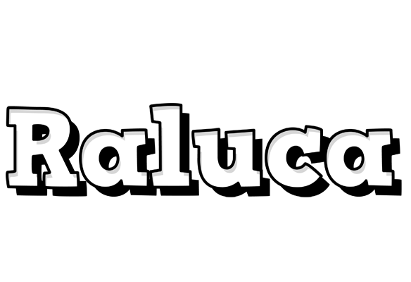 Raluca snowing logo