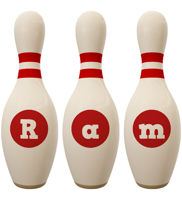 Ram bowling-pin logo