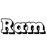 Ram snowing logo