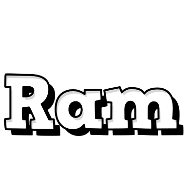 Ram snowing logo