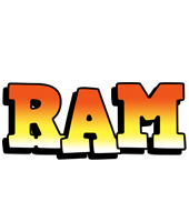 Ram sunset logo