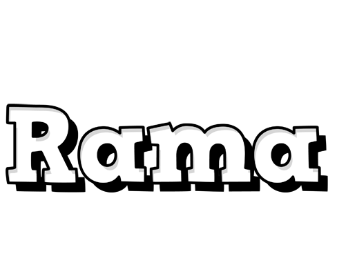 Rama snowing logo