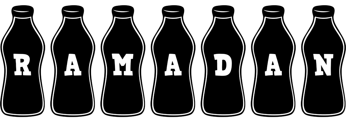 Ramadan bottle logo