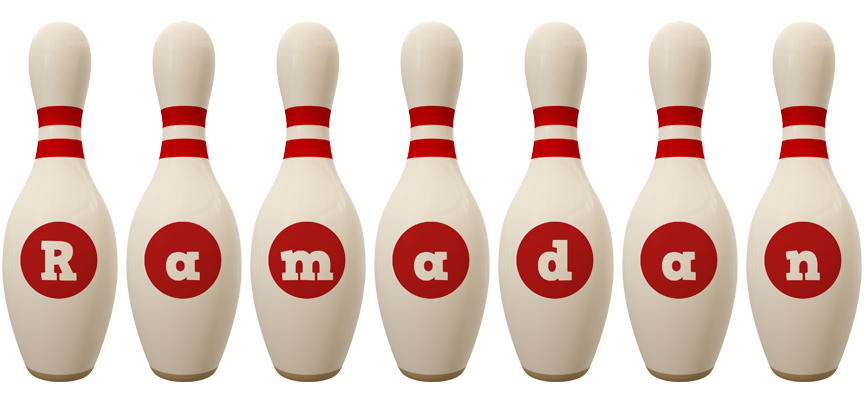 Ramadan bowling-pin logo