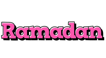 Ramadan girlish logo