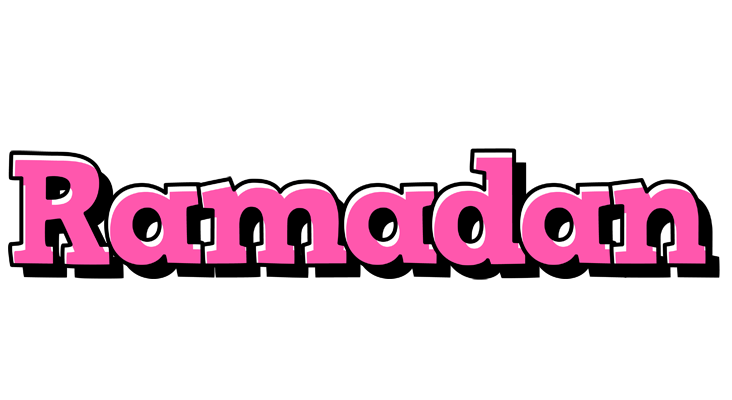 Ramadan girlish logo