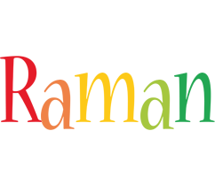 Raman birthday logo