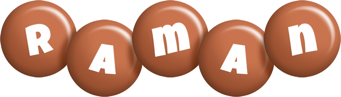 Raman candy-brown logo