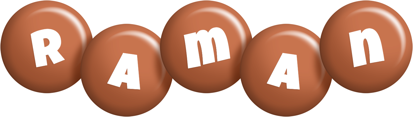 Raman candy-brown logo