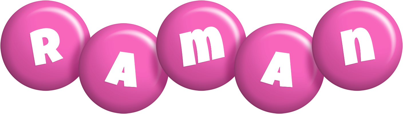 Raman candy-pink logo