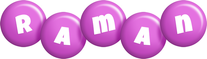 Raman candy-purple logo