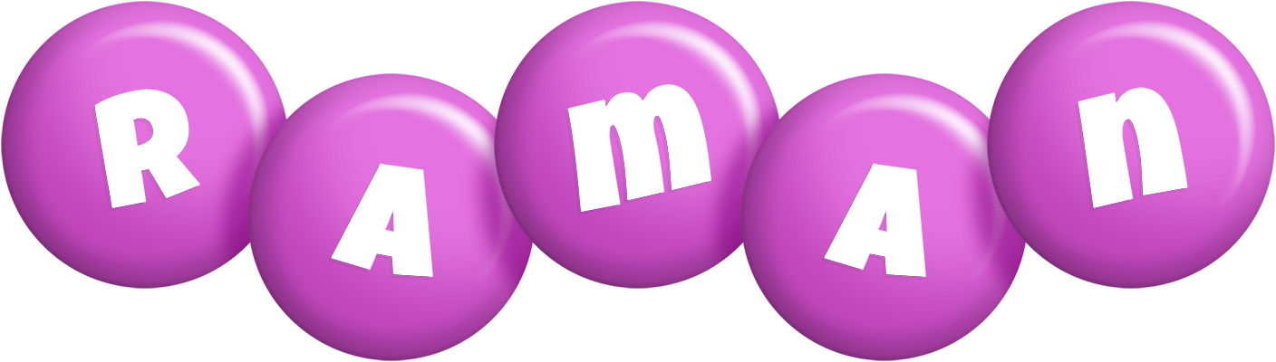 Raman candy-purple logo