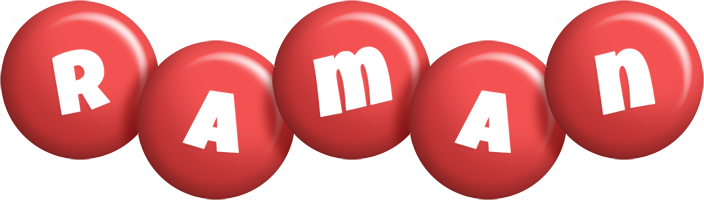 Raman candy-red logo