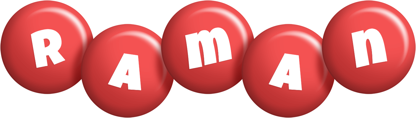 Raman candy-red logo