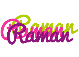 Raman flowers logo