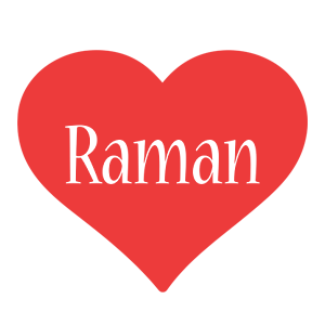 Raman love logo