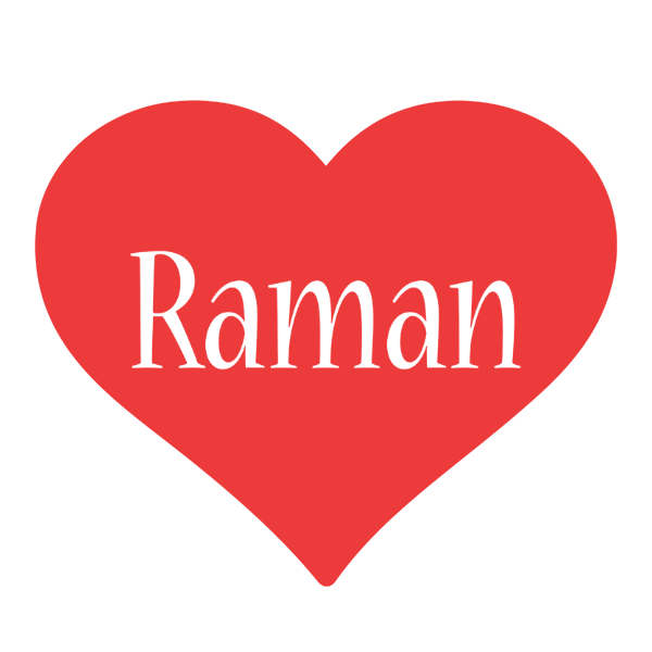 Raman love logo